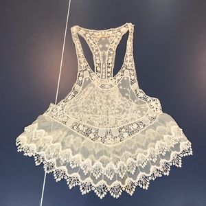 Lace cover up
